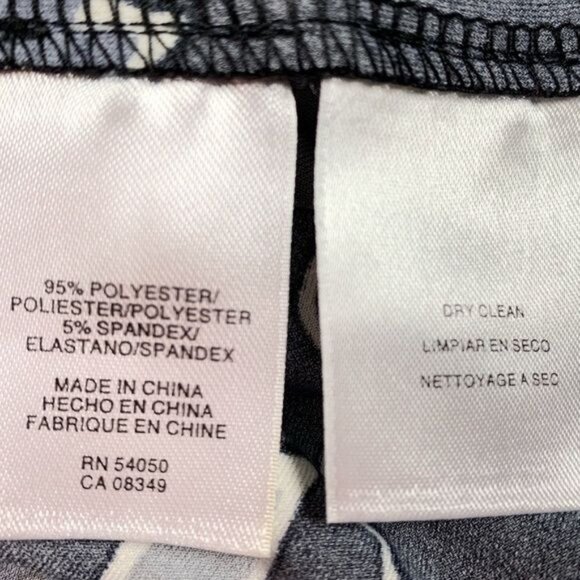 Nine West Floral Ruffle Bottom Boat Neck Multicolor Mini Shift Dress Size 6 - Picture 6 of 7